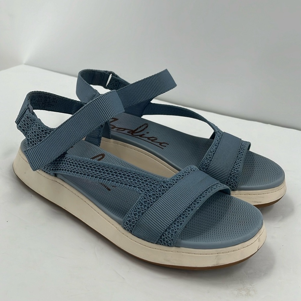 Zodiac Cloe Sky Blue Sandals Sporty Water Repellent Activewear Walking 8.5